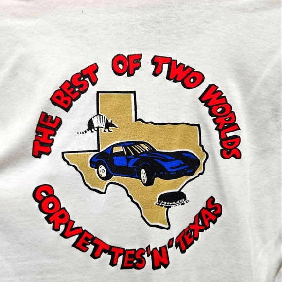 Vintage deadstock 82 Corvettes T shirt XL - Picture 10 of 10